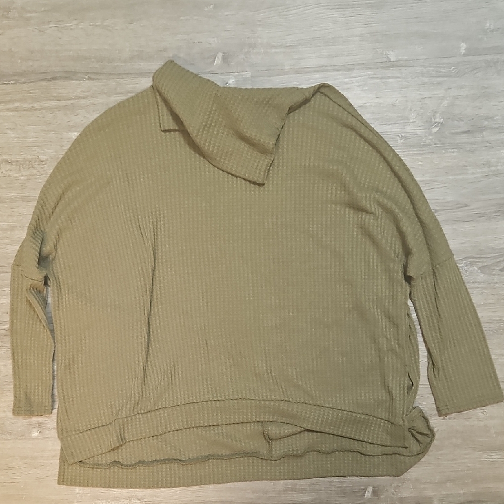 Cowl Neck Sweater with Relaxed Fit